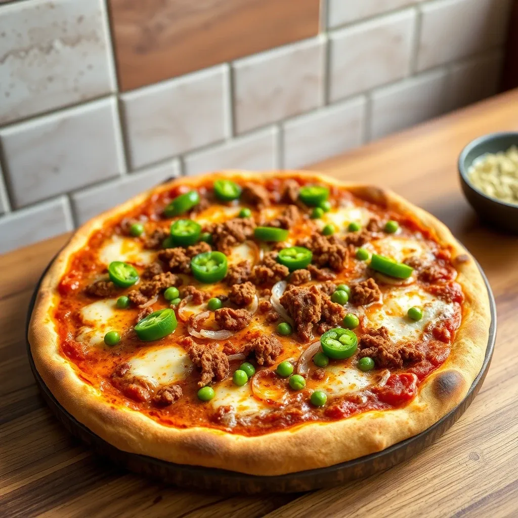 Keema Masala Pizza