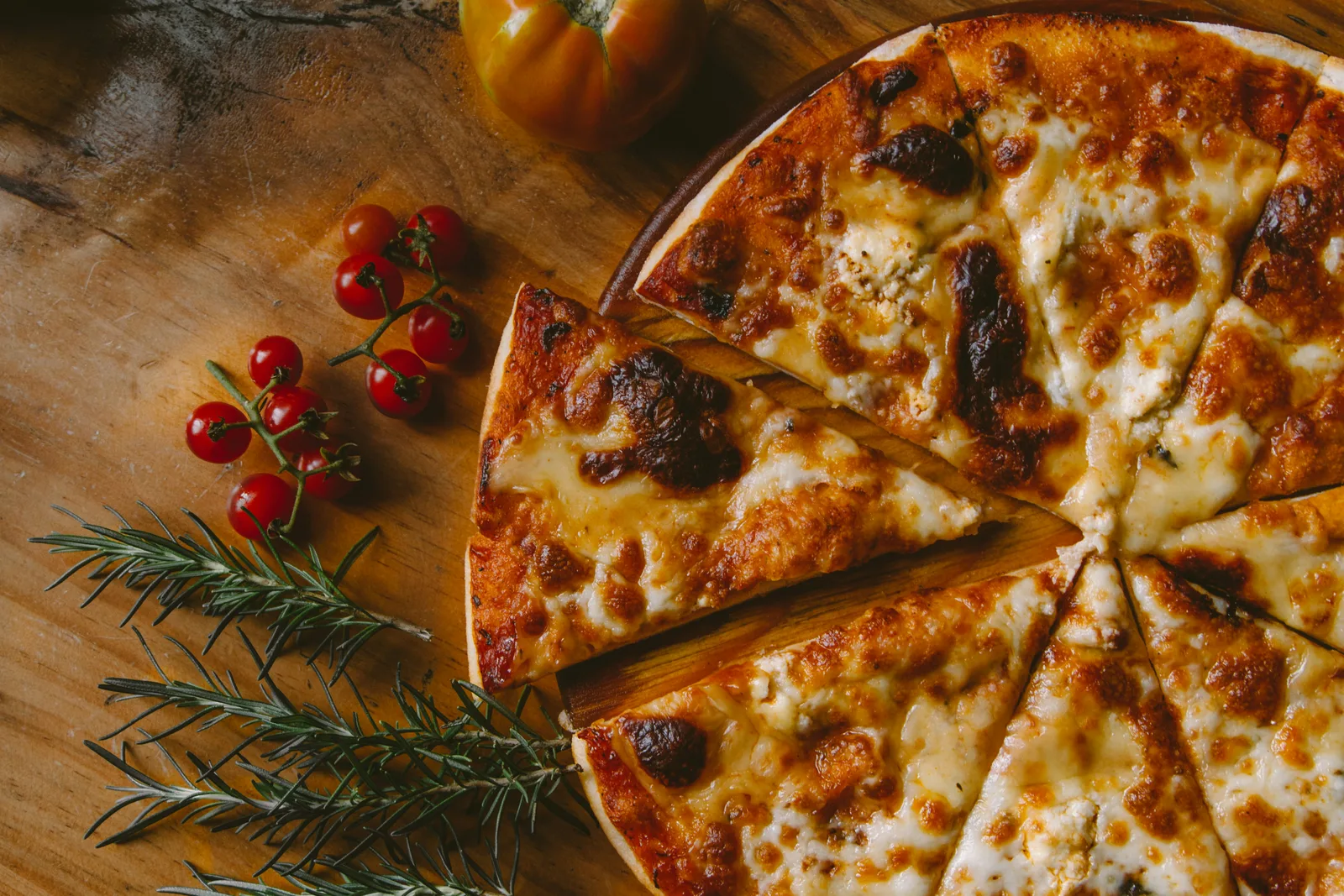 Vibrant Indian-spiced pizzas at The Curry House in Nagole, Hyderabad